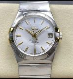 Replica Omega Constellation 123.20.35.20.02.004 M+ Factory date display