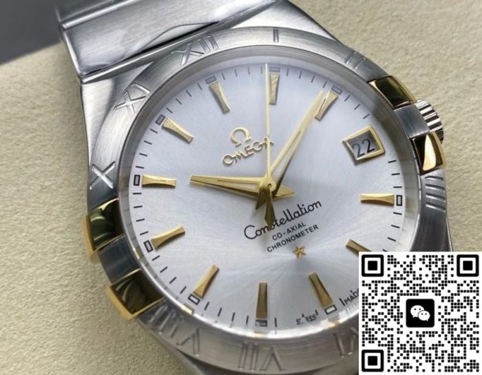 Replica Omega Constellation 123.20.35.20.02.004 M+ Factory date display - Image 2