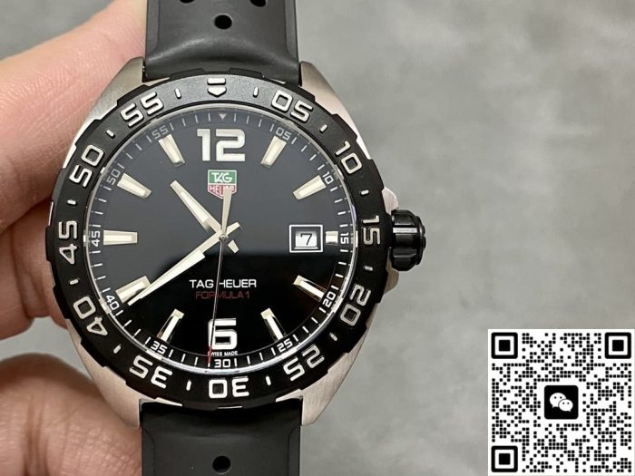 Replica TAG Heuer F1 WAZ1110.FT8023 Rubber strap - Image 2