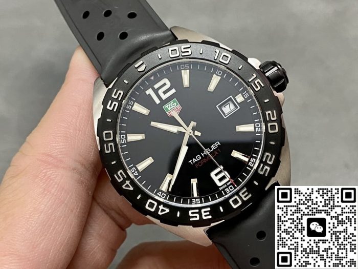 Replica TAG Heuer F1 WAZ1110.FT8023 Rubber strap - Image 5