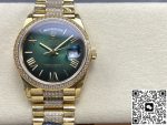 Replica Rolex Day-Date m128348rbr-0069 8+ Factory Gradient green - Image 2