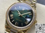 Replica Rolex Day-Date m128348rbr-0069 8+ Factory Gradient green - Image 4