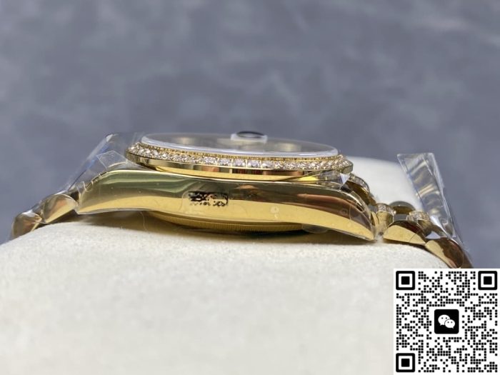 Replica Rolex Day-Date m128348rbr-0069 8+ Factory Gradient green - Image 7