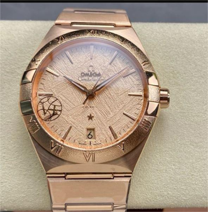 Replica Omega Constellation 131.50.41.21.99.002 V+ Factory V2 Pink dial