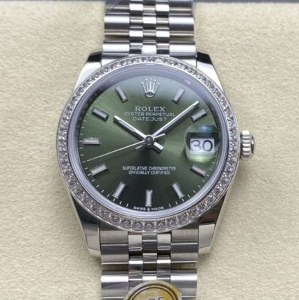Replica Rolex Datejust m278384rbr-0022 AR Factory Diamond bezel