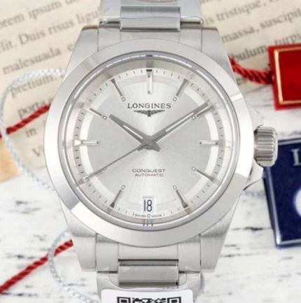 Replica Longines Concas L3.430.4.72.6 AF Factory Silver strap