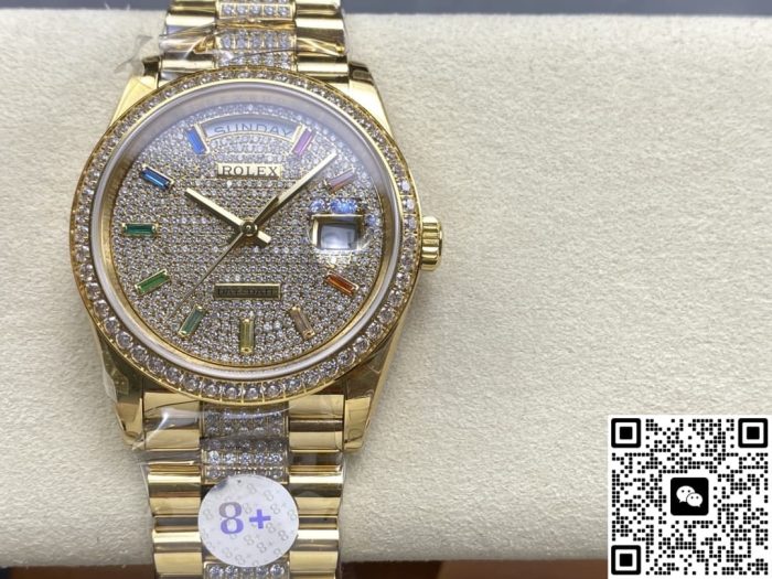 Replica Rolex Day-Date m128348rbr-0031 8+ Factory Diamond dial - Image 2