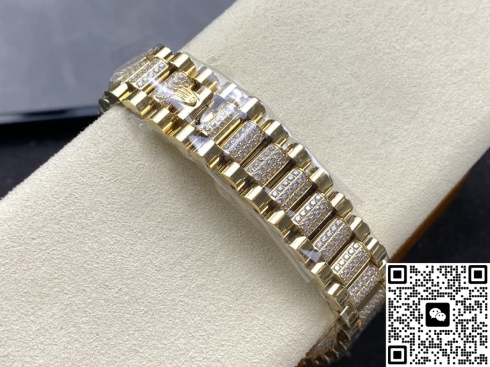 Replica Rolex Day-Date m128348rbr-0031 8+ Factory Diamond dial - Image 10