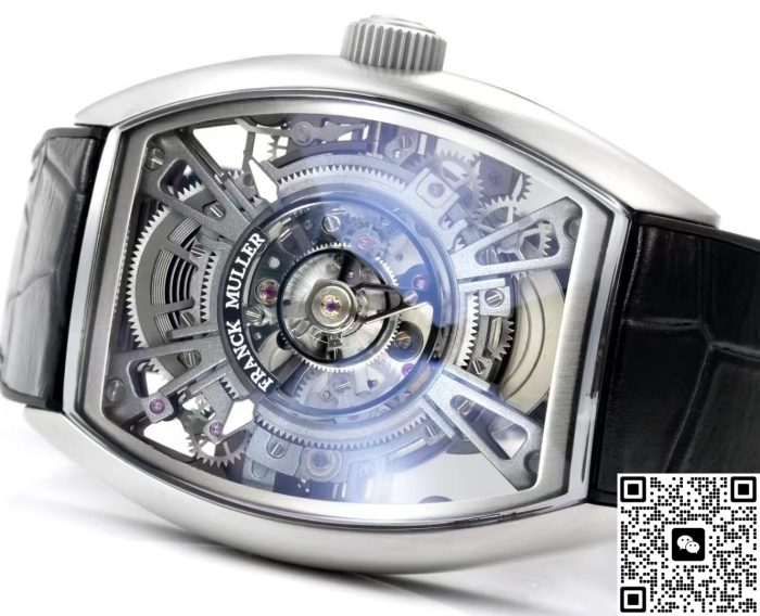 Replica Franck Muller V45 Tourbillon NEW Factory Skeleton Dial - Image 6
