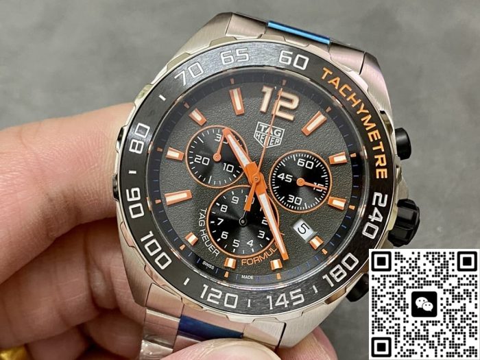 Replica TAG Heuer F1 CAZ101AH.BA0842 Grey textured dial - Image 4