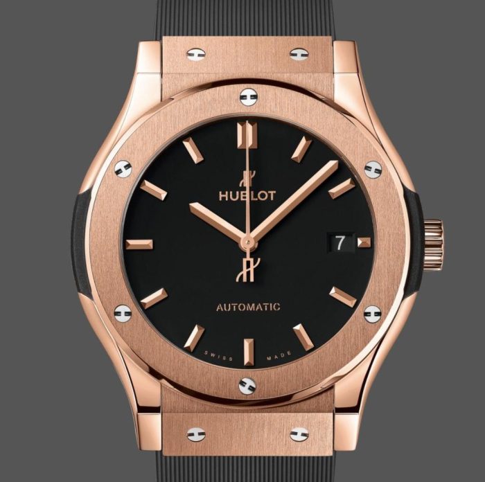 Replica Hublot Classic Fusion 591.OX.1480.RX HB Factory Rubber strap - Image 1