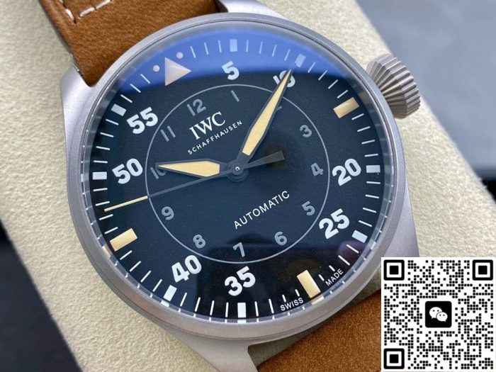 Replica IWC Pilot’s Watch IW329701 M+ Factory Brown strap - Image 3