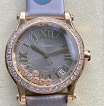 Replica Chopard HAPPY SPORT 274808-5014 YF Factory Flannel strap