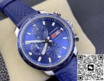 Replica Chopard MILLE MIGLIA 168571-3007 V7 Factory Calfskin leather strap - Image 3