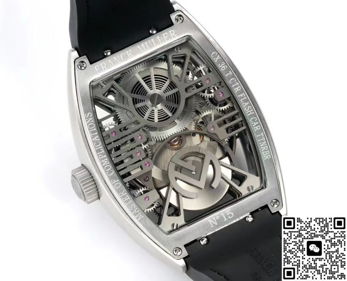 Replica Franck Muller V45 Tourbillon NEW Factory Skeleton Dial - Image 8