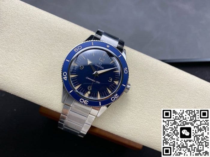 Replica Omega Seamaster 234.30.41.21.03.001 VS Factory Silver strap - Image 6