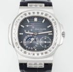 Replica Patek Philippe Nautilus 5724G-001 PPF factory V3 Black blue dial - Image 11