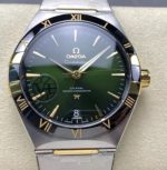 Replica OMEGA Constellation 131.23.41.21.10.001 V+ Factory Dark Green Strap - Image 10