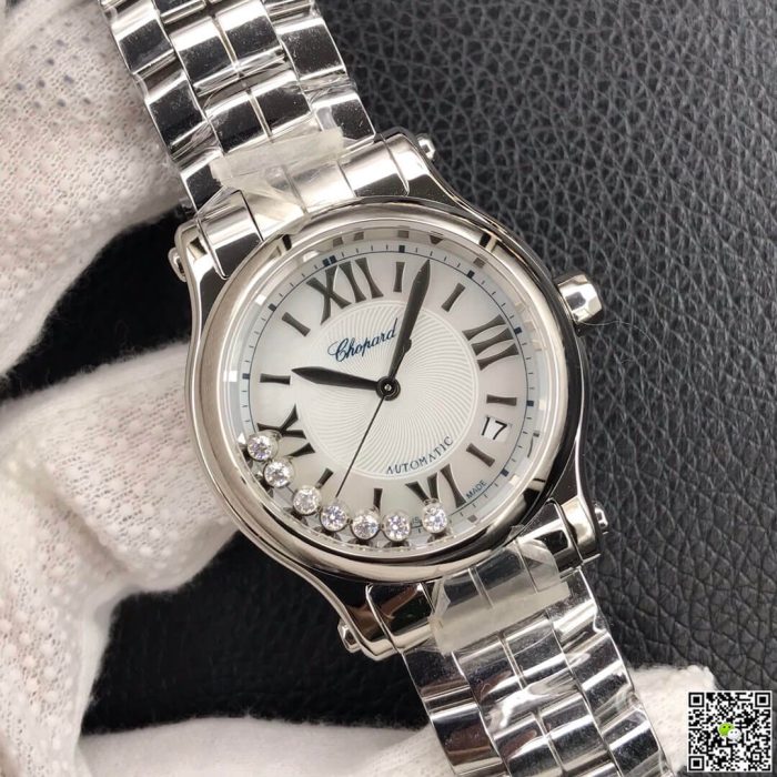 Replica Chopard Happy Diamonds 278559-3002 YF Factory Stainless Steel Strap - Image 2