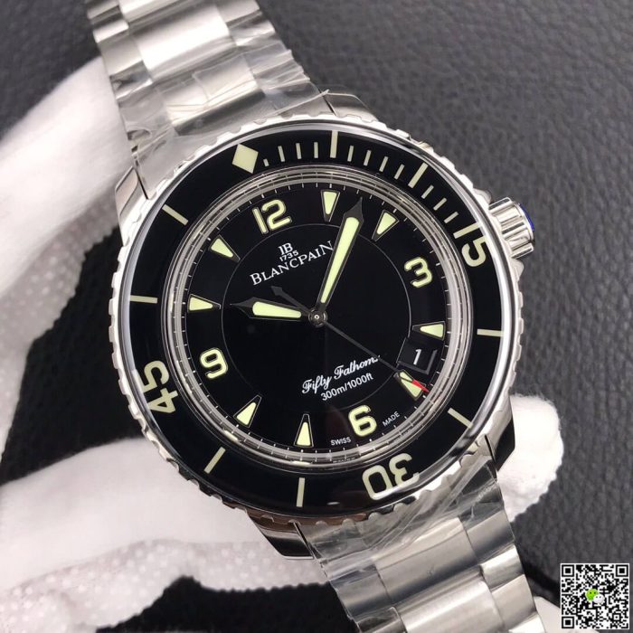 Replica Blancpain Fifty Fathoms 5015 ZF Factory Black Dial - Image 3