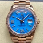 Replica Rolex Day-Date m128345rbr-0064 8+ Factory Rose gold case - Image 11