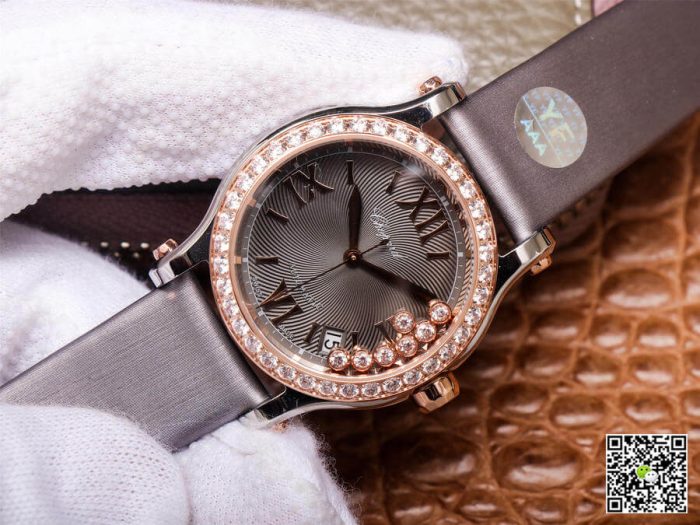 Replica Chopard Happy Sport 278559-3003 YF Factory Diamond-Set Bezel - Image 3