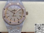 Replica Audemars Piguet Royal Oak 15400OR.021 AMG Factory Diamond dial - Image 13
