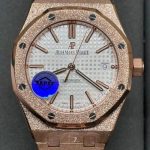 Replica Audemars Piguet Royal Oak 15454OR.GG.1259OR.01 APS factory Silver dial - Image 10