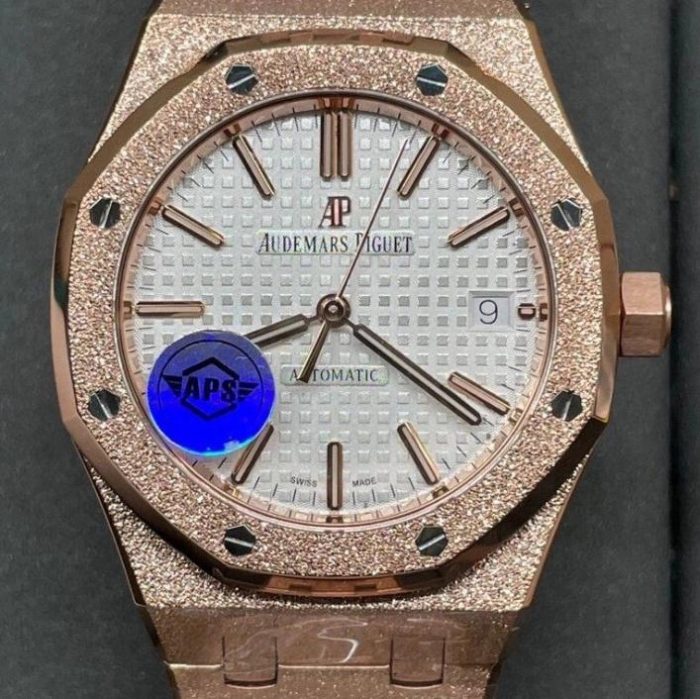 Replica Audemars Piguet Royal Oak 15454OR.GG.1259OR.01 APS factory Silver dial - Image 1