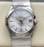 Replica Omega Constellation 123.20.38.21.02.005 OM Factory Date display