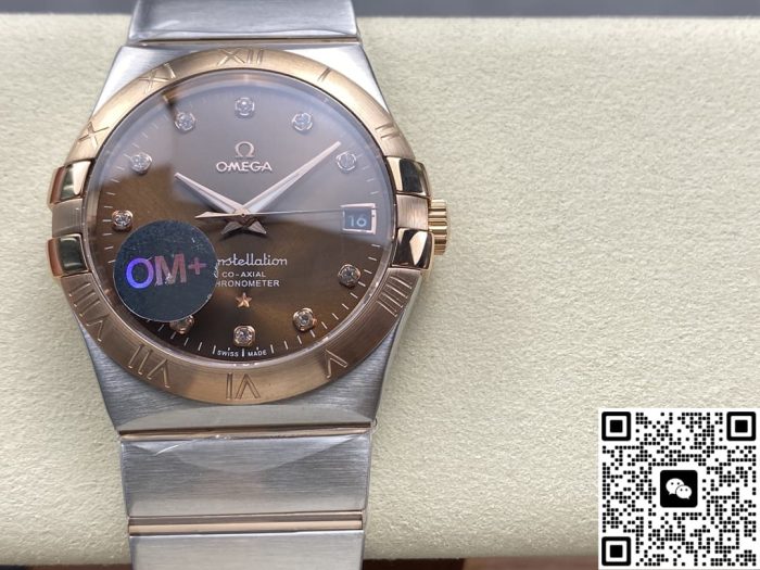 Replica Omega Constellation 123.20.38.21.63.001 OM Factory Diamond - Image 2