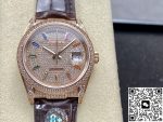 Replica Rolex Day-Date 128155RBR 8+ Factory Big calendar - Image 2