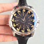 Replica Roger Dubuis Excalibur Knights Of The Round Table II RDDBEX0495 Black Dial