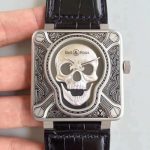 Replica Bell & Ross BR 01 Burning Skull Black Dial - Image 11