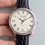 Replica Glashutte Original Senator Excellence V4 1-39-52-01-02-04 FK Factory Diamond Bezel White Dial - Image 11