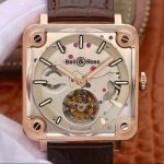 Replica Bell & Ross BR-X2 Tourbillon 18K Rose Gold Stainless Steel Brushed Dial - Image 11