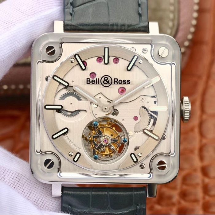 Replica Bell Ross BR-X2 Tourbillon Stainless Steel Brushed Dial - Image 1