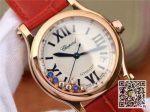 Replica Chopard Happy Sport Automatic 274808-5001 Rad 36MM YF Factory Rose Gold Diamonds - Image 17