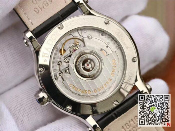 Replica Chopard Happy Sport Automatic 278559-3001 36MM YF Factory Stainless Steel Diamonds - Image 8