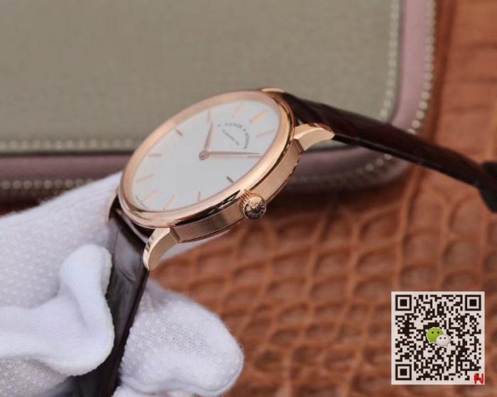 Replica A. Lange & Sohne Saxonia Thin Pink Gold 201.033 SV Factory - Image 7