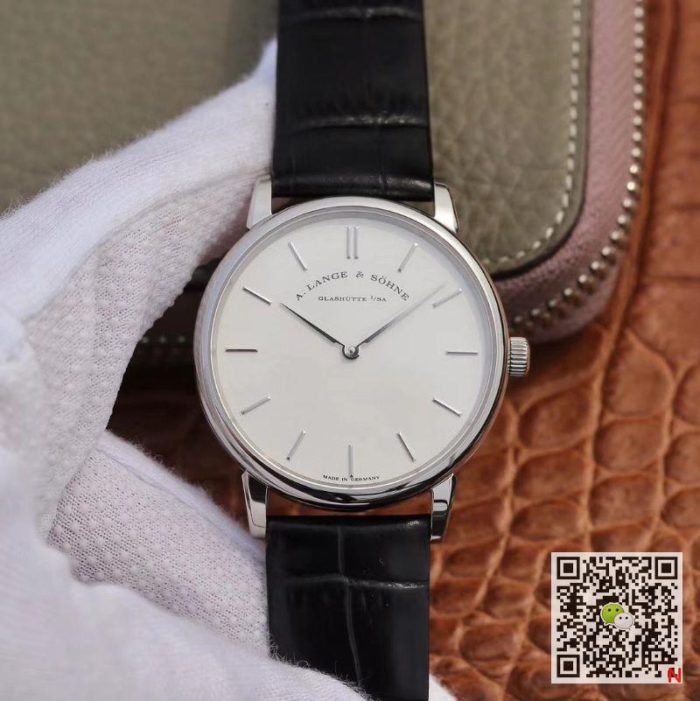 Replica A. Lange & Sohne Saxonia Thin White Gold 201.027 SV Factory - Image 2