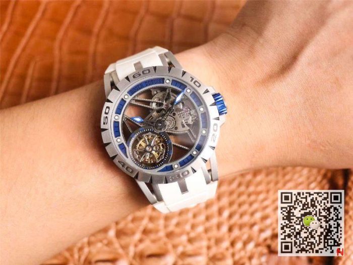 Replica Roger Dubuis Excalibur Spider Italdesign Edition RDDBEX0622 JB Factory Bule - Image 11