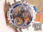 Replica Roger Dubuis Excalibur Spider Italdesign Edition RDDBEX0622 JB Factory Bule - Image 5