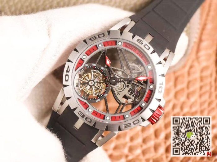 Replica Roger Dubuis Excalibur Spider Italdesign Edition RDDBEX0622 JB Factory Red - Image 3
