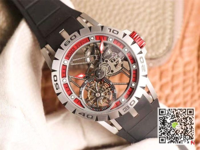 Replica Roger Dubuis Excalibur Spider Italdesign Edition RDDBEX0622 JB Factory Red - Image 4