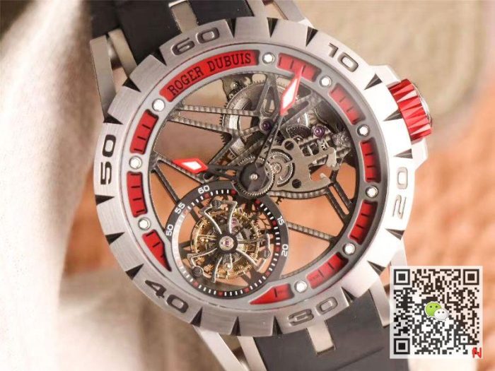 Replica Roger Dubuis Excalibur Spider Italdesign Edition RDDBEX0622 JB Factory Red - Image 5