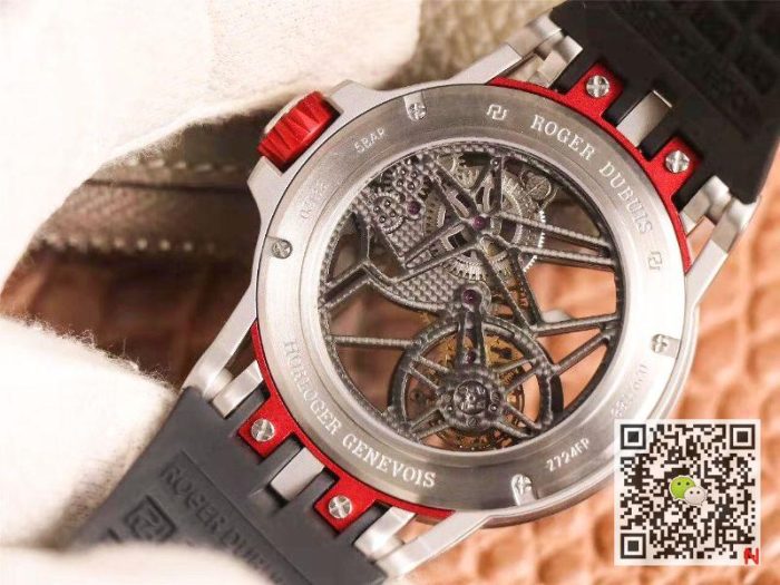 Replica Roger Dubuis Excalibur Spider Italdesign Edition RDDBEX0622 JB Factory Red - Image 8