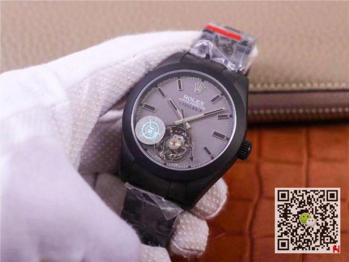 Replica Rolex Milgauss Base 116400 Label Noir Design LNT01HS-001 JB Factory Black Case Watch - Image 3