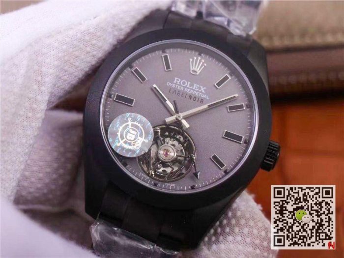 Replica Rolex Milgauss Base 116400 Label Noir Design LNT01HS-001 JB Factory Black Case Watch - Image 5