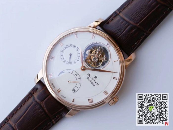 Replica Blancpain Villeret Tourbillon 8 Jours 6025-3642-55b JB Factory - Image 4